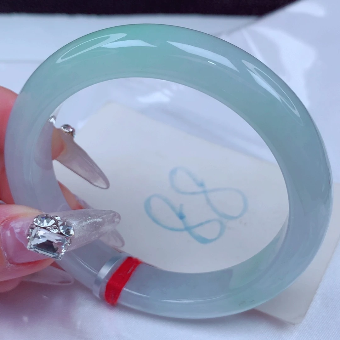 翡翠手镯未镶嵌天然缅甸翡翠A货手镯