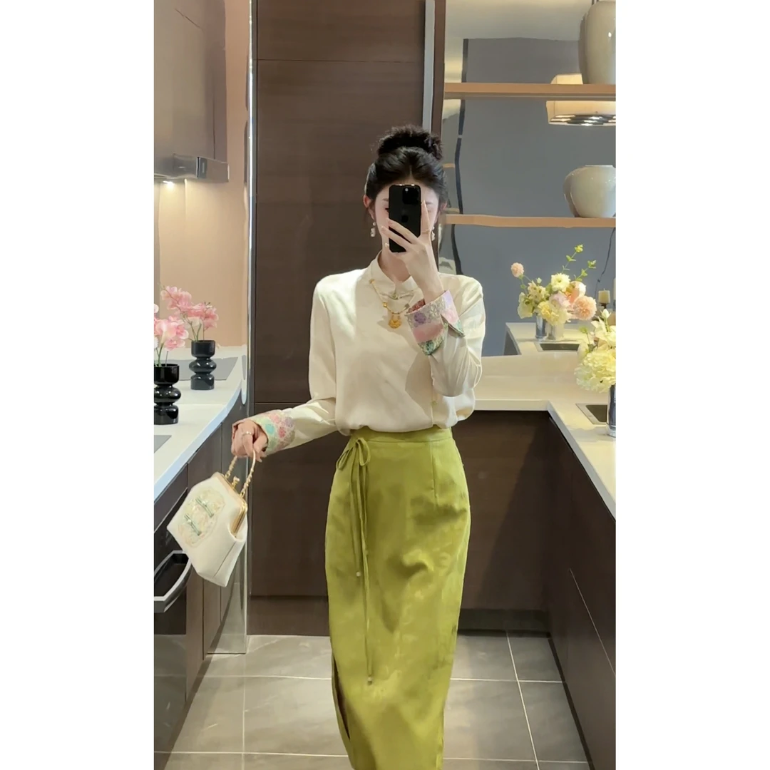 【有现】【吾昧】【【周粥】【玉蝶】半裙预C4BQ5201气质新中春季