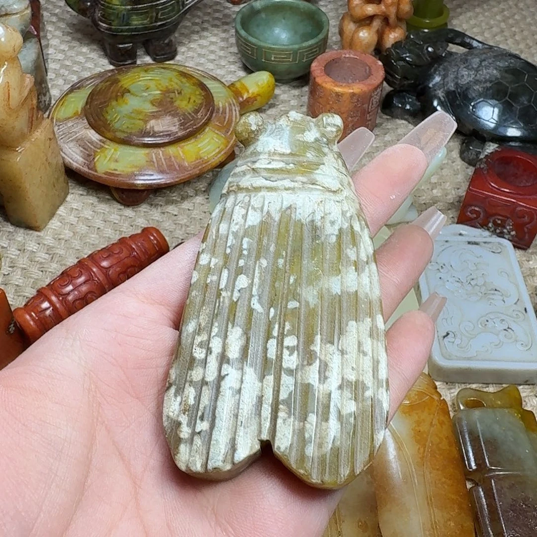 白玉菩提吊坠挂件