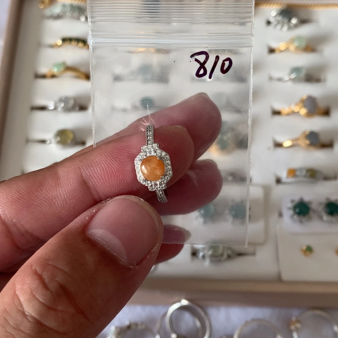 未镶嵌戒指翡翠810