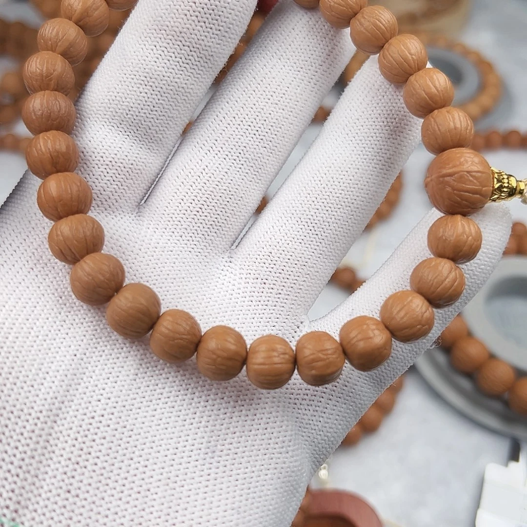 胖***鱼猴头核桃手串南瓜