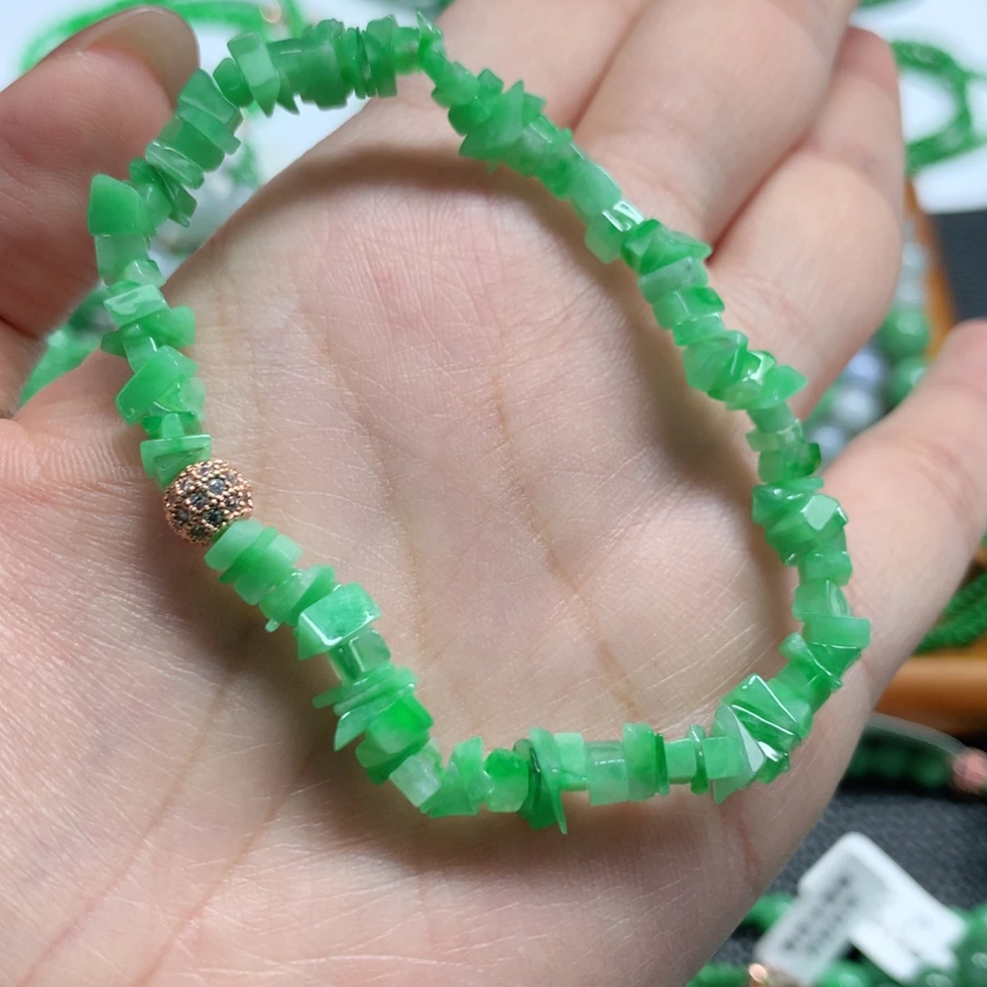 未镶嵌手链翡翠翡翠