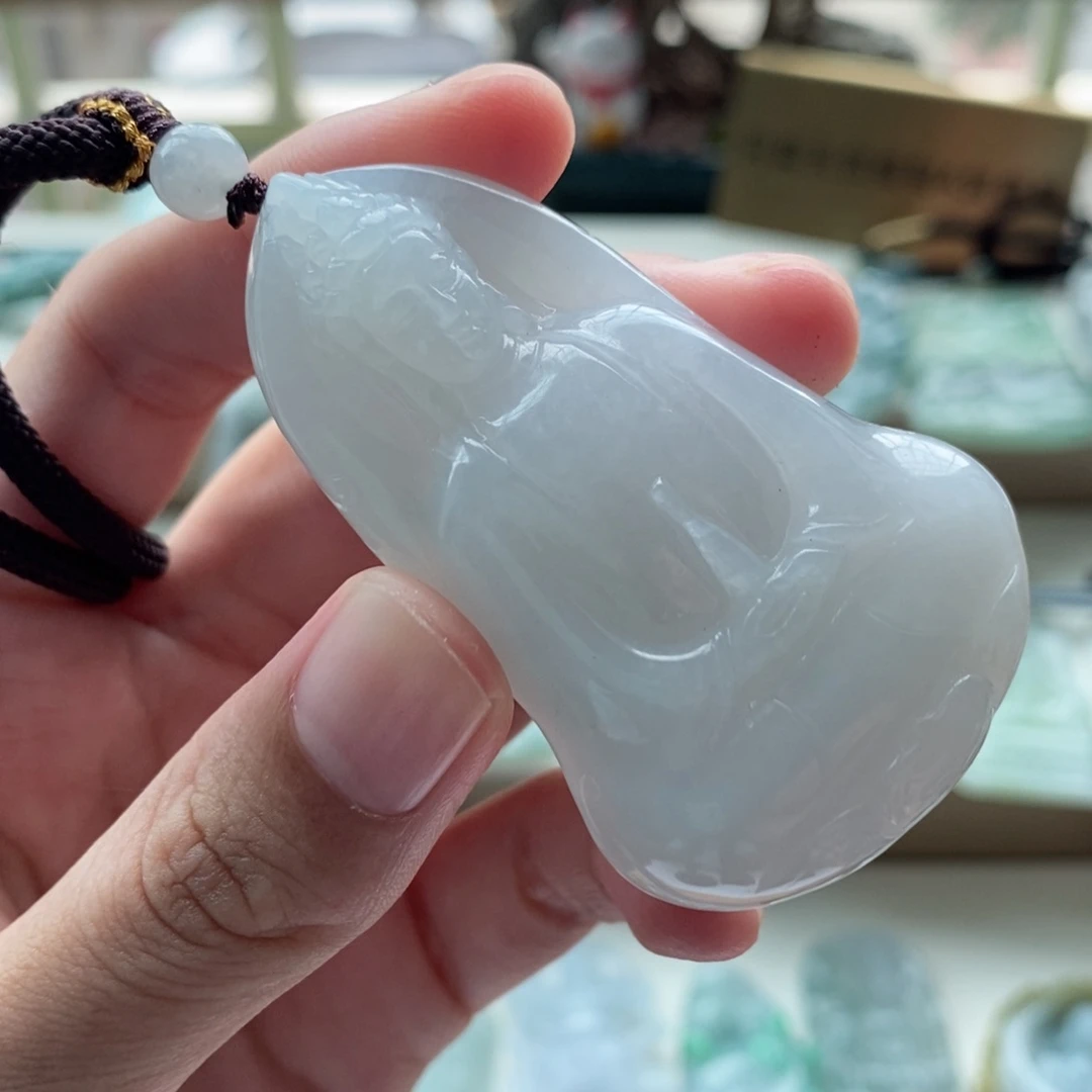 【闪购商品】颈饰未镶嵌翡翠天然缅甸A货翡翠