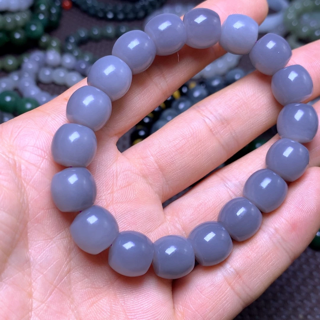 和田玉未镶嵌手串12