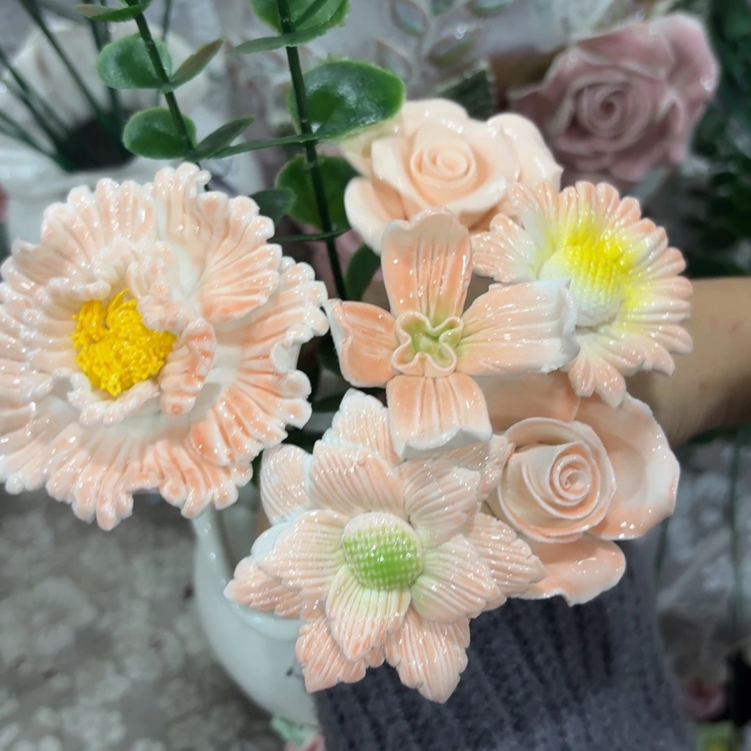 陶瓷花，拍满20发货，退款拉黑，448