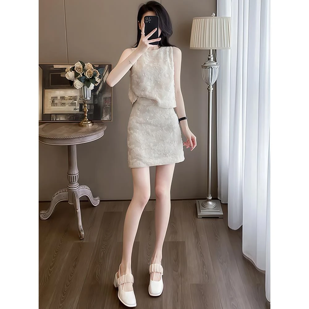 今年流行爆款名媛潮流套装女夏日新款松弛感小众时尚别致两件套潮