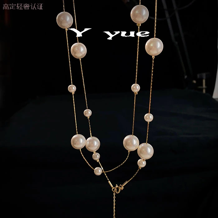 铜合金仿珍珠项链 悦悦轻奢 满天星叠戴