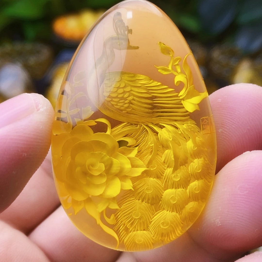 金珀未镶嵌吊坠(不含链)