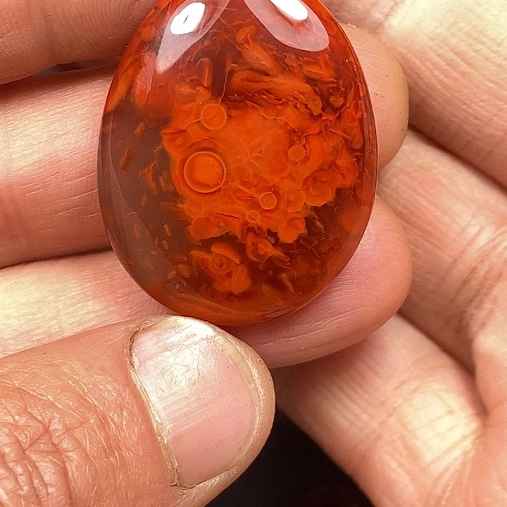 糖***果南红玛瑙未镶嵌车挂