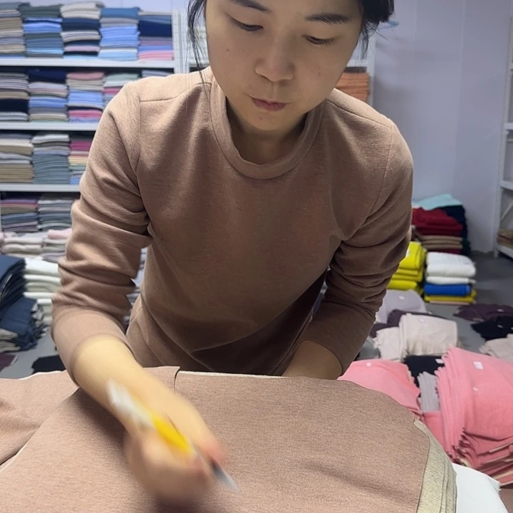209号女士175码豆沙色背心裁片