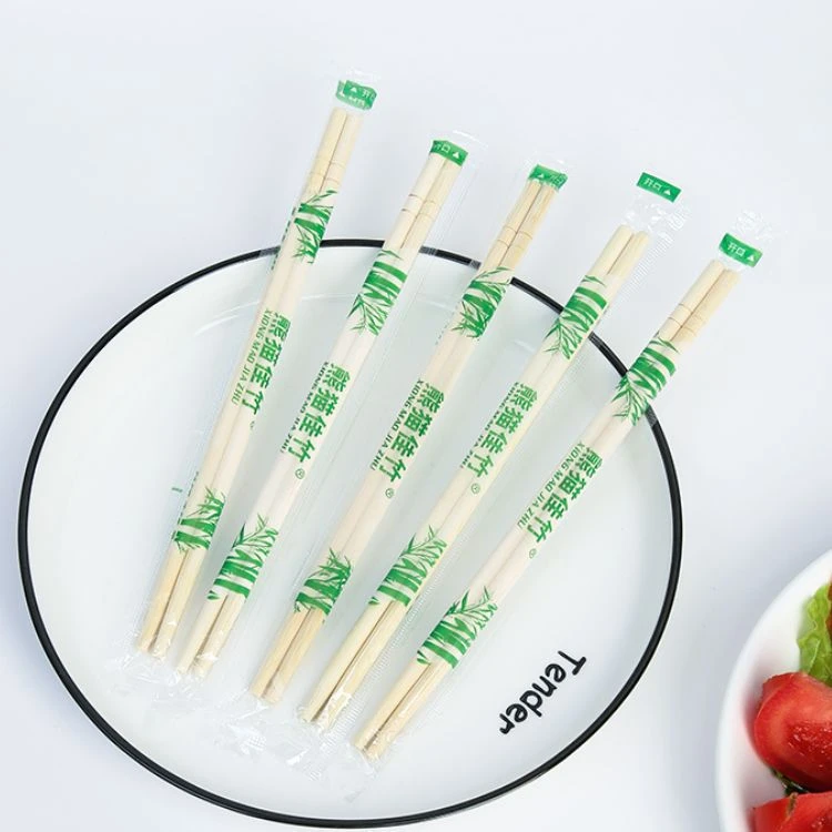 一次性筷子饭店专用外卖快餐独立包装加粗加长竹子家用卫生筷