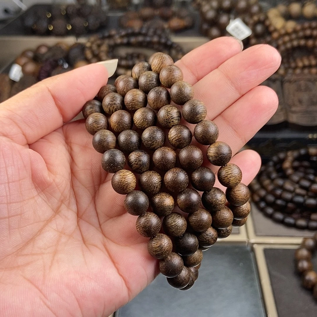 沉香手串鹰*越南芽庄白