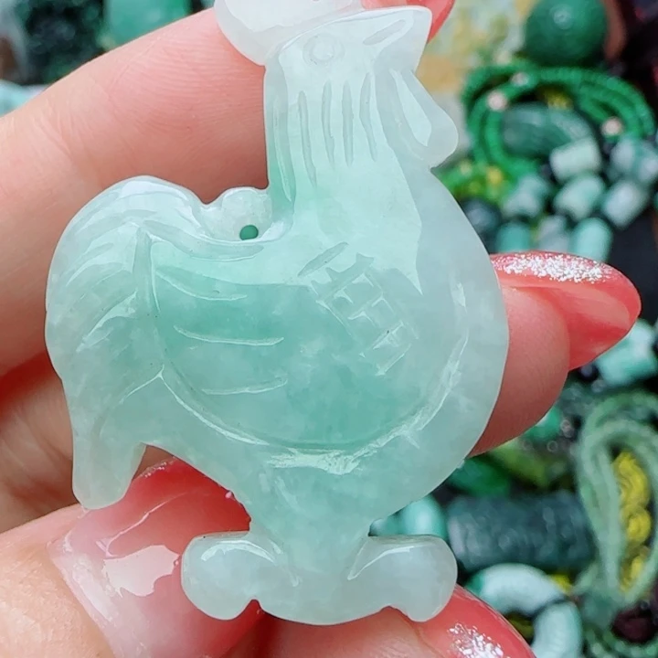 颈饰未镶嵌翡翠天然A货69