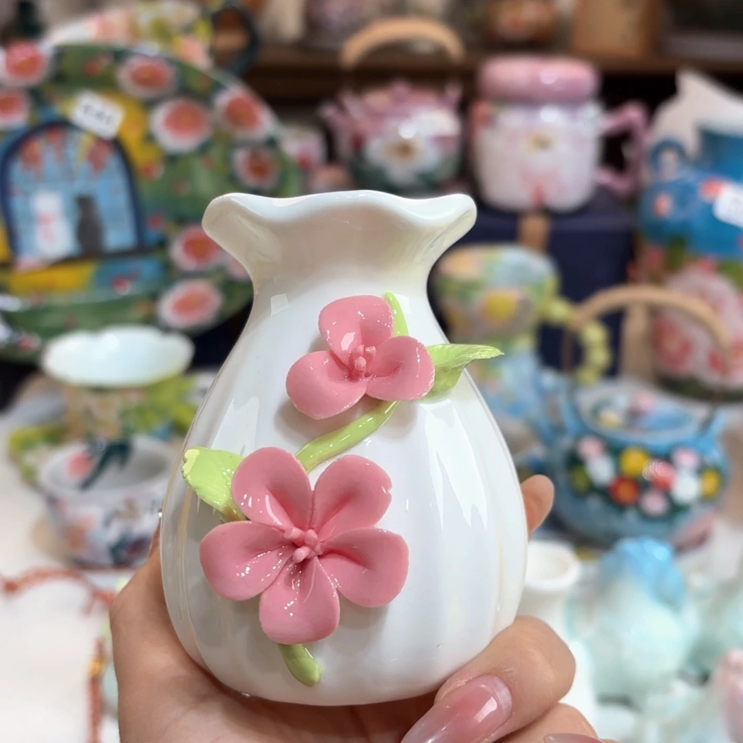 景德镇手绘高温釉下彩陶瓷茶具