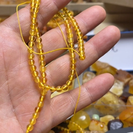 未镶嵌蜜蜡手串手串