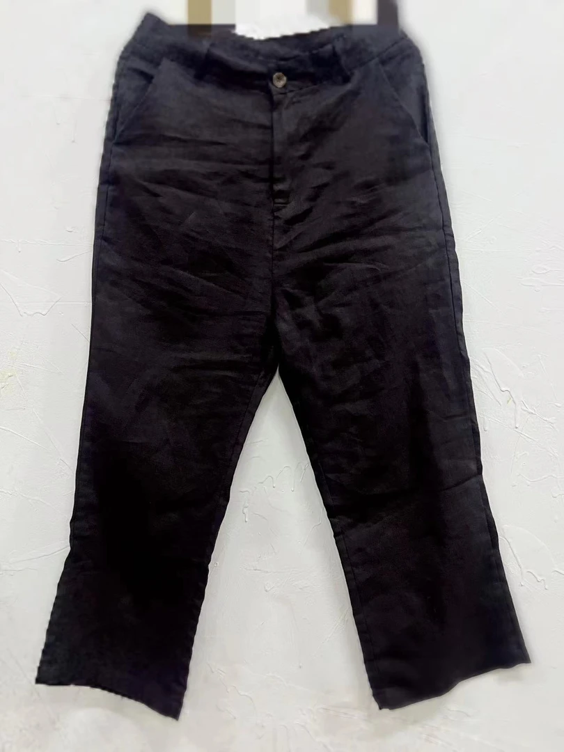 （小七分享）原创亚麻裤子777