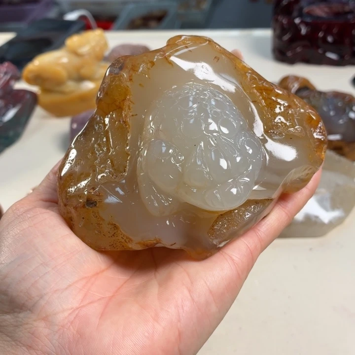 未镶嵌吊坠(不含链)玛瑙/玉髓