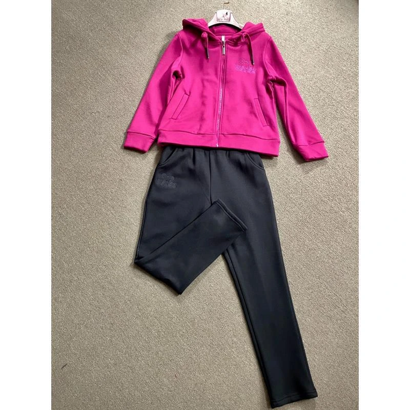 休闲运动套装跑步秋季加绒秋冬训练休闲开衫女士舒适519