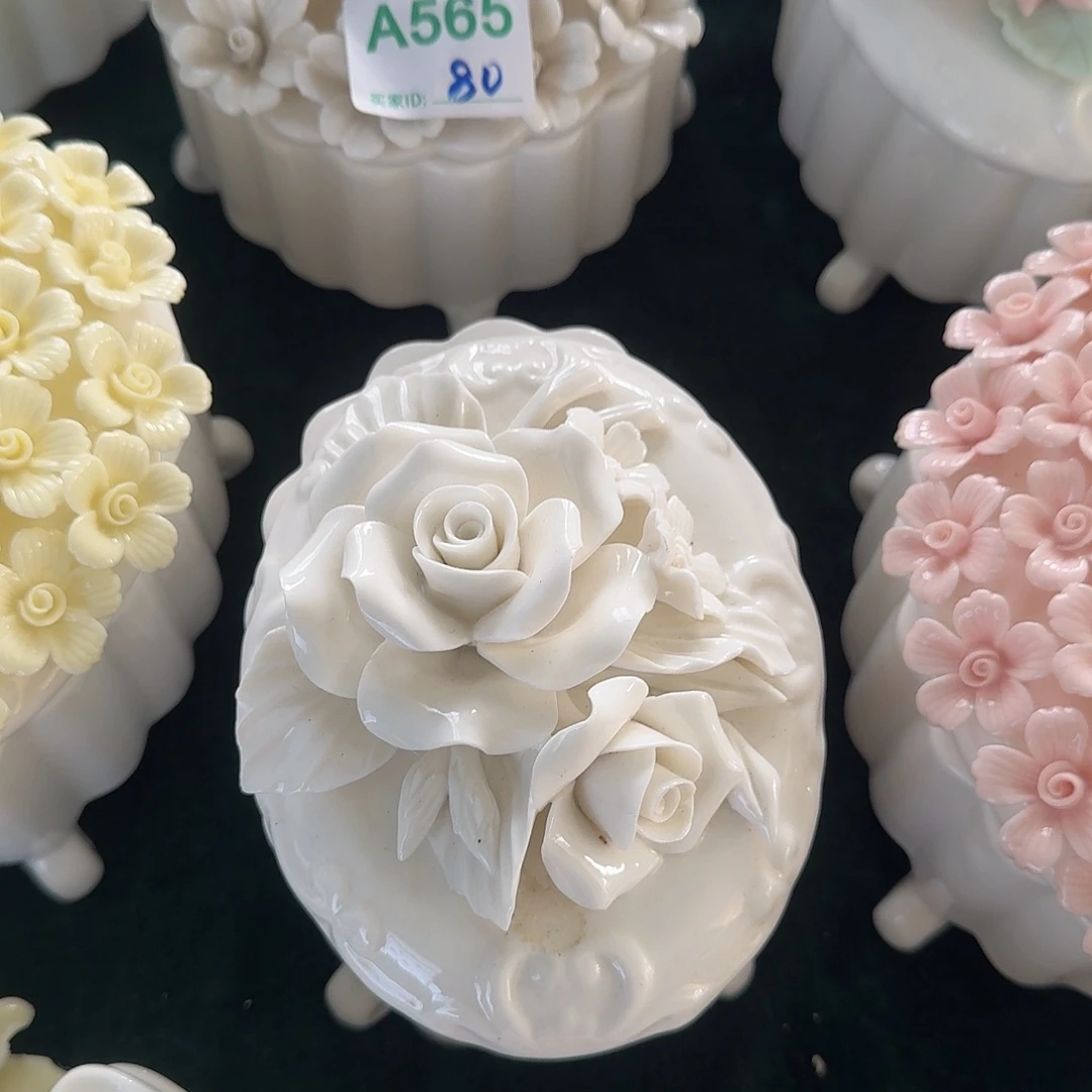 大玫瑰花高脚炖盅