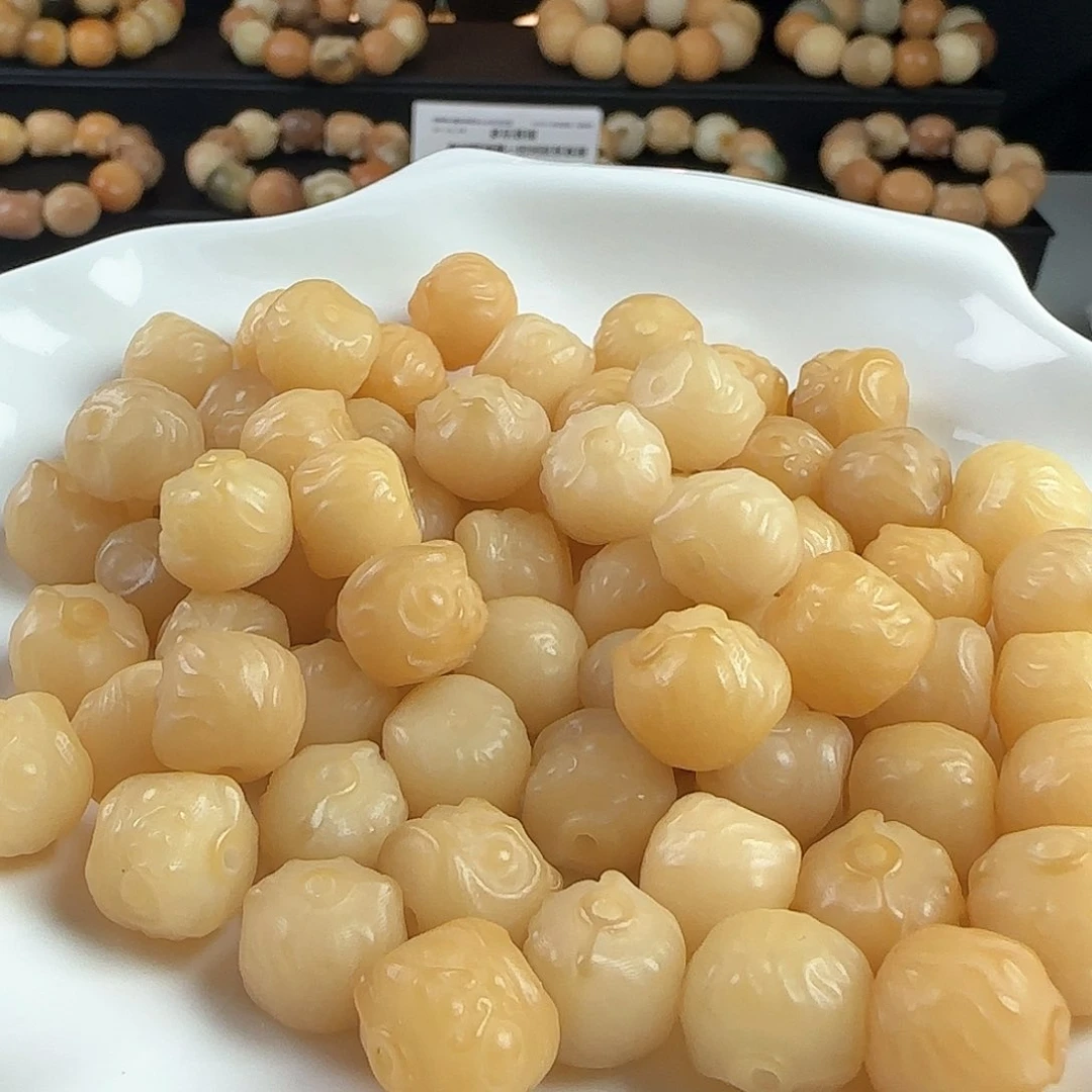 菩提根/象牙果手串卡12金黄醒狮20颗卡牌➕5颗