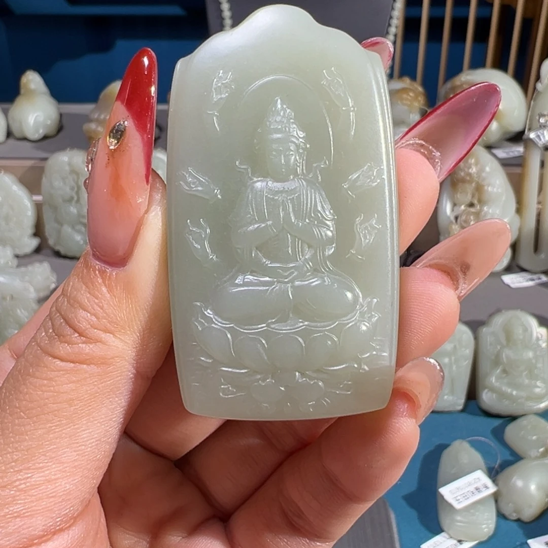 可***乐和田玉（糖玉）未镶嵌颈饰