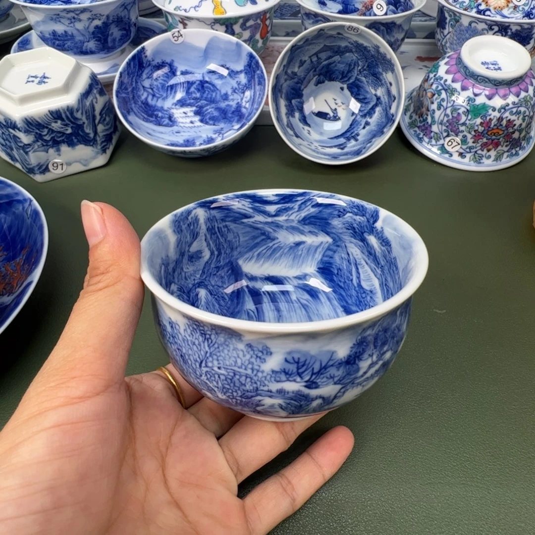 景德镇纯手工纯手绘茶具木木6