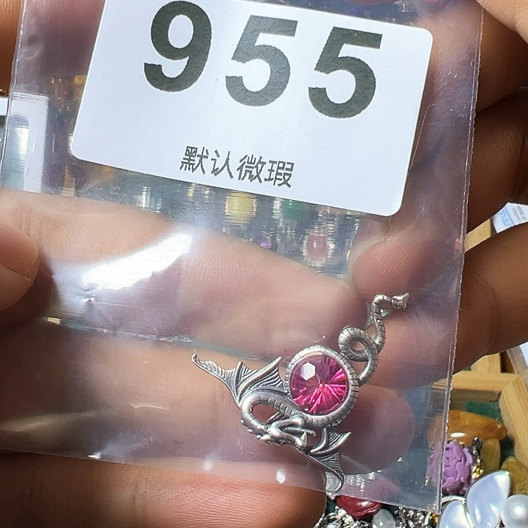 托帕石颈饰银S925镶嵌时**人