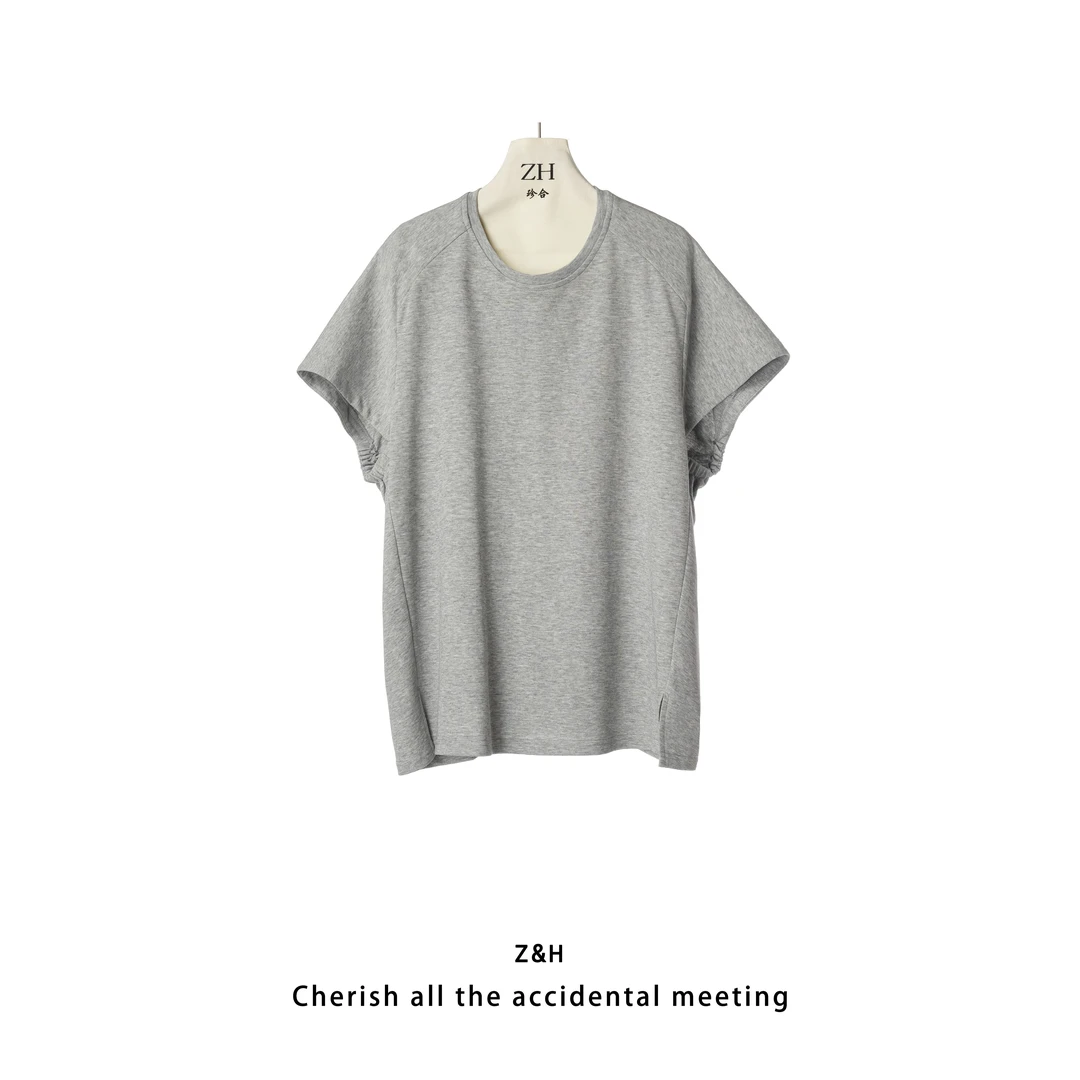 ZH【慢调生活】休闲百搭夏季宽松T恤