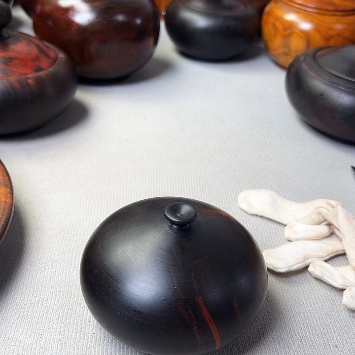 红*外老挝大红酸枝木富贵瓶一个