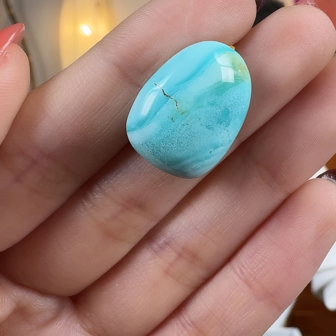 绿松石未镶嵌挂件