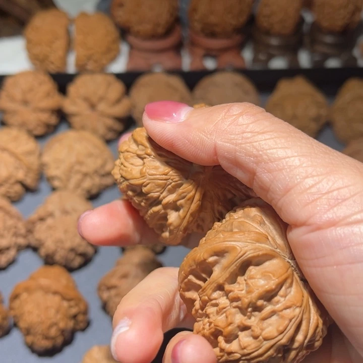 文玩核桃把件@****@43白狮子