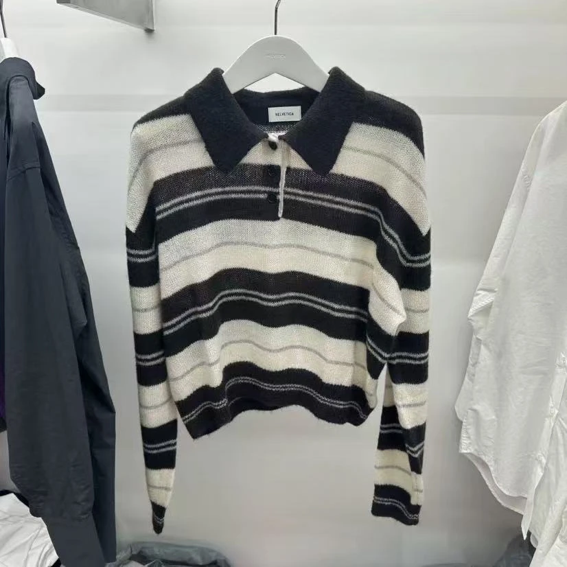 东大门he条纹针织/NO退换