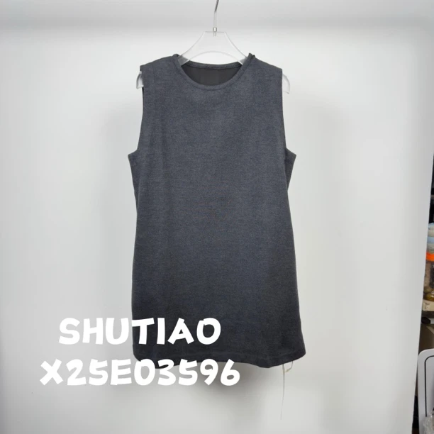 【SHUTIAO】2025夏季：新款小众设计款背心X25E03596