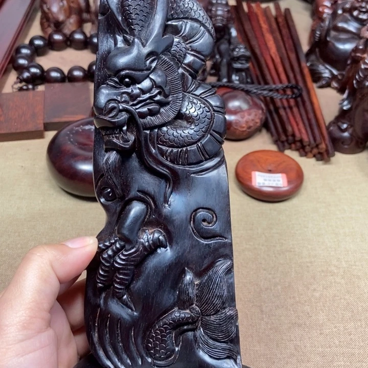 檀香紫檀（小叶紫檀）印度小叶紫檀（龙行天下摆件）