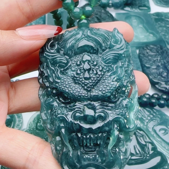 翡翠未镶嵌颈饰多样性发货天然A货翡翠