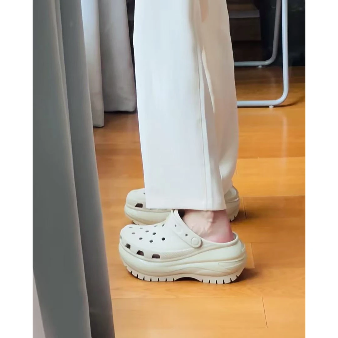 光轮外贸包头拖鞋外穿2025新款跨境洞洞鞋