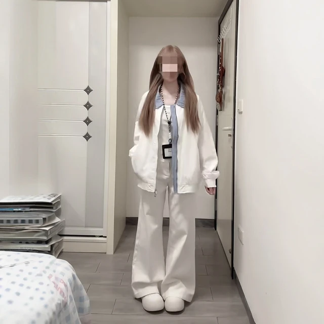 秋装搭配一整套女2025新款韩系高级感夹克外套裤子巨好看两件套装
