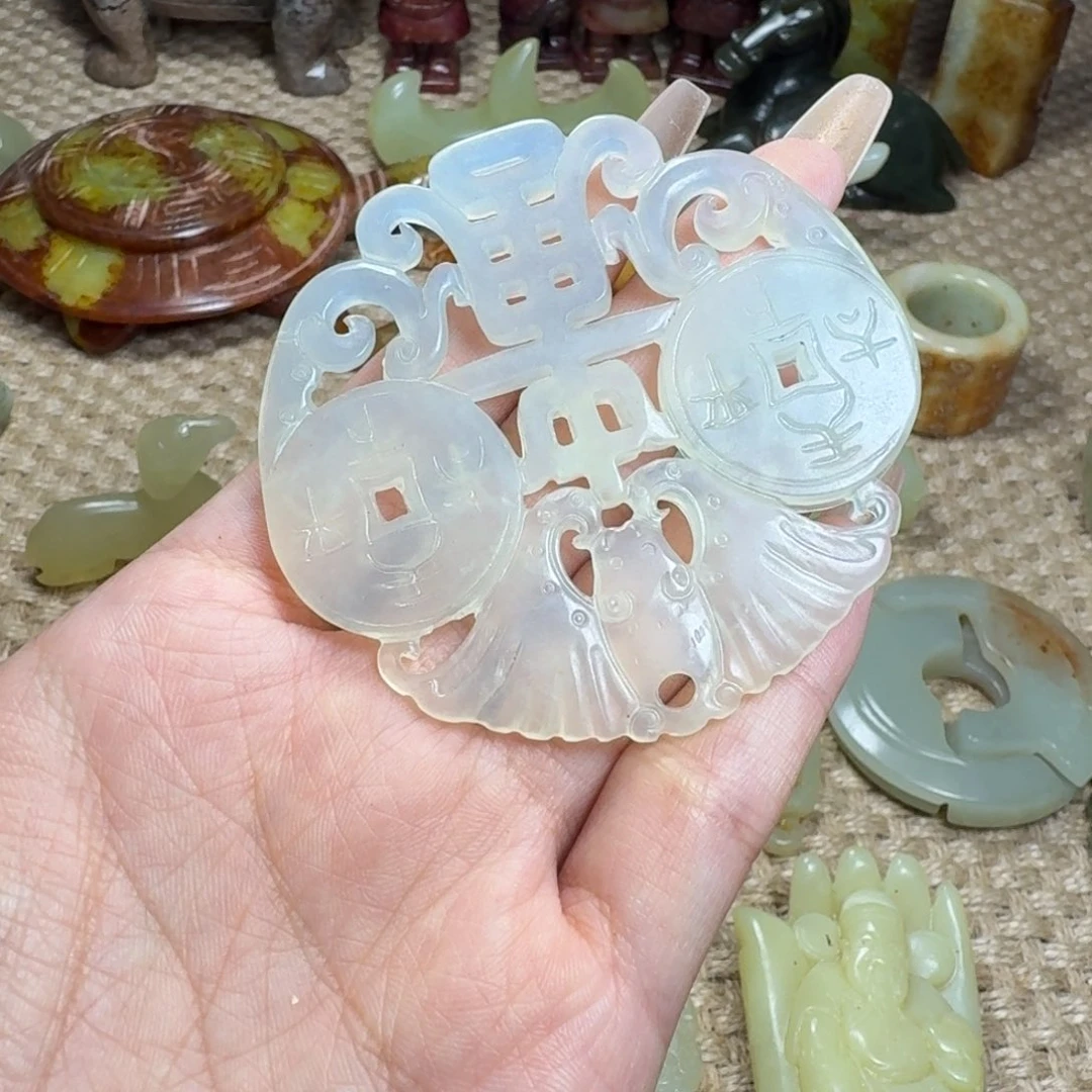 吊坠白玉菩提挂件