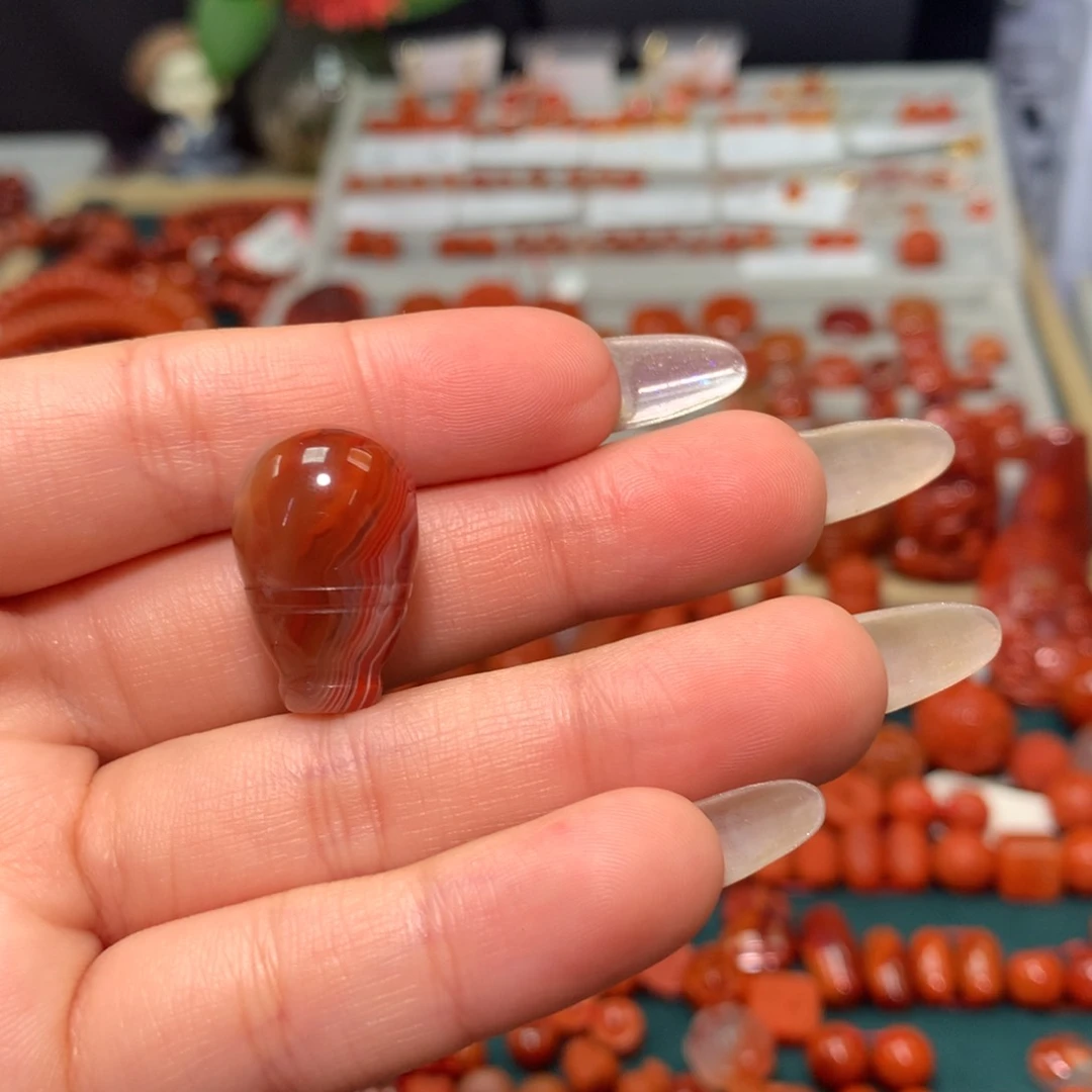【闪购商品】南红玛瑙三通未镶嵌