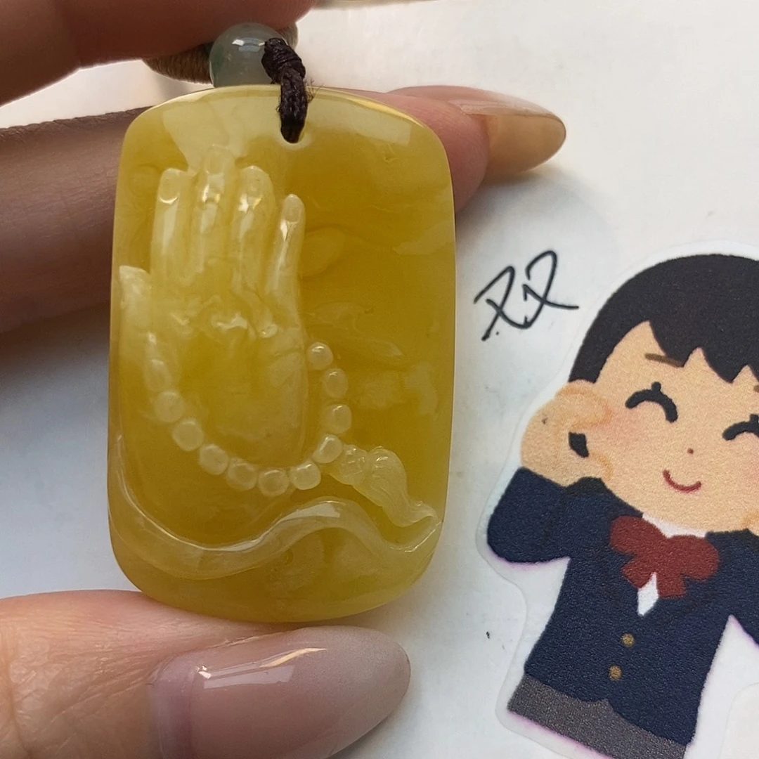 未镶嵌定制琥珀佛手