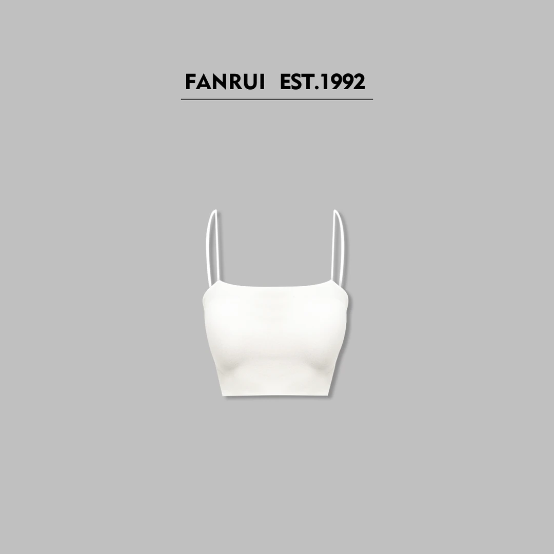 FANRUI/泛芮「洋桔梗 」纯色简约设计休闲显瘦内搭无袖吊带女B14695