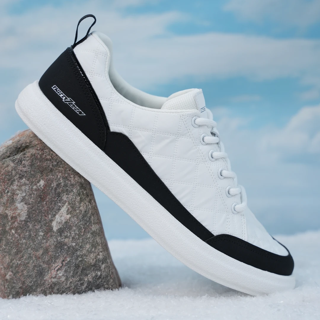 THIRTY7EVEN秋冬蓄热透气板鞋避震缓冲系带休闲鞋男鞋防滑耐磨