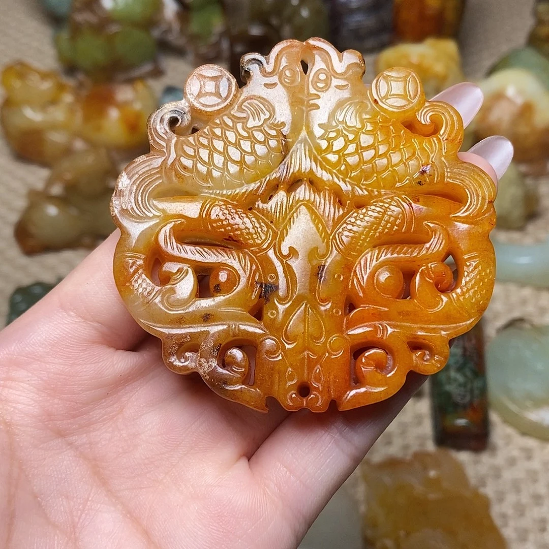 未镶嵌蛇纹石玉颈饰