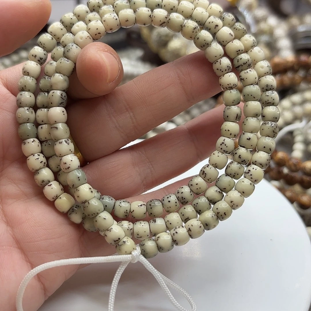 星月菩提手串65鼓通体大留白