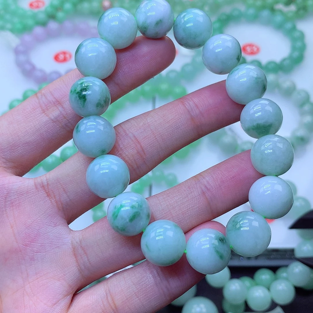 翡翠未镶嵌毛衣链