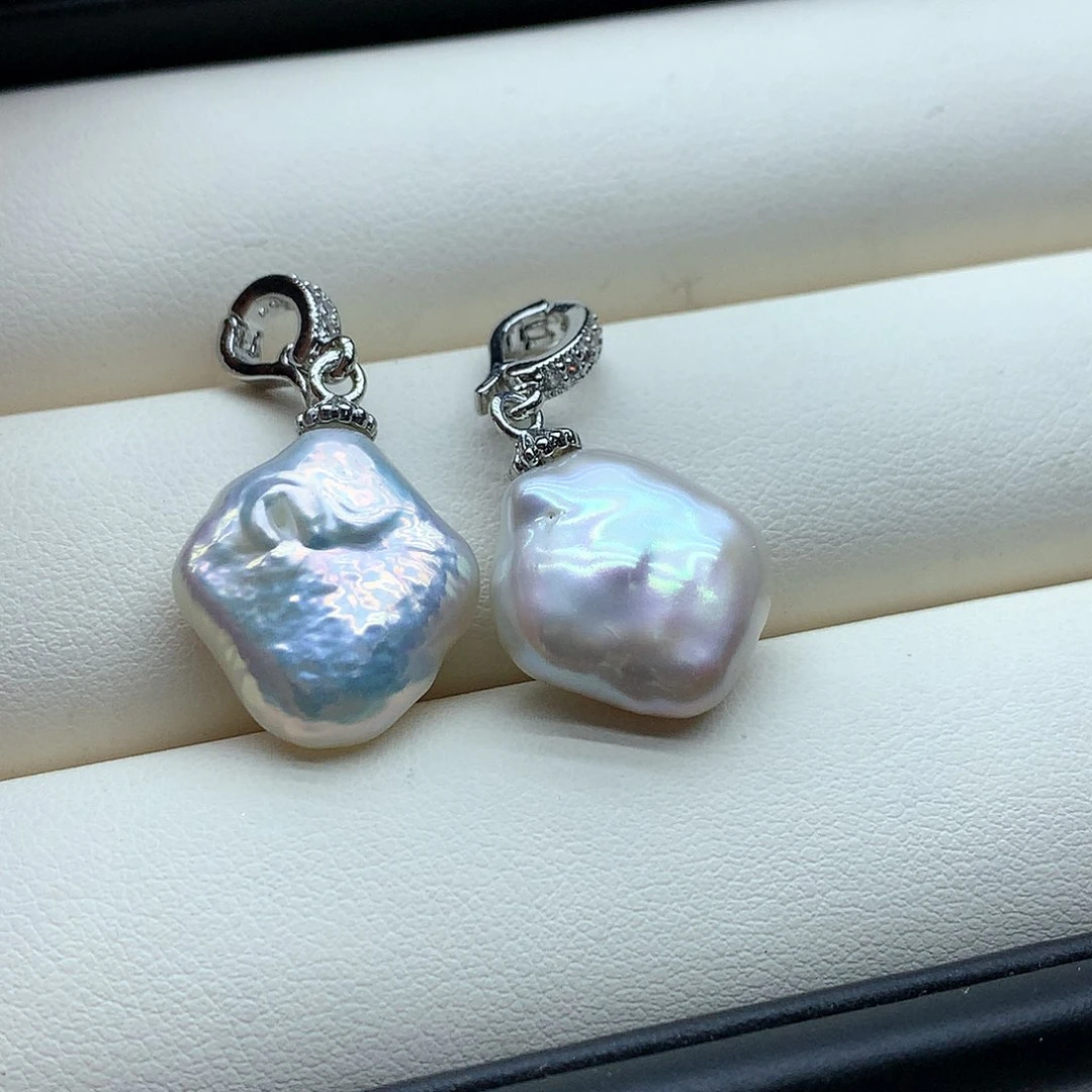 淡水珍珠吊坠(不含链)未镶嵌过***来