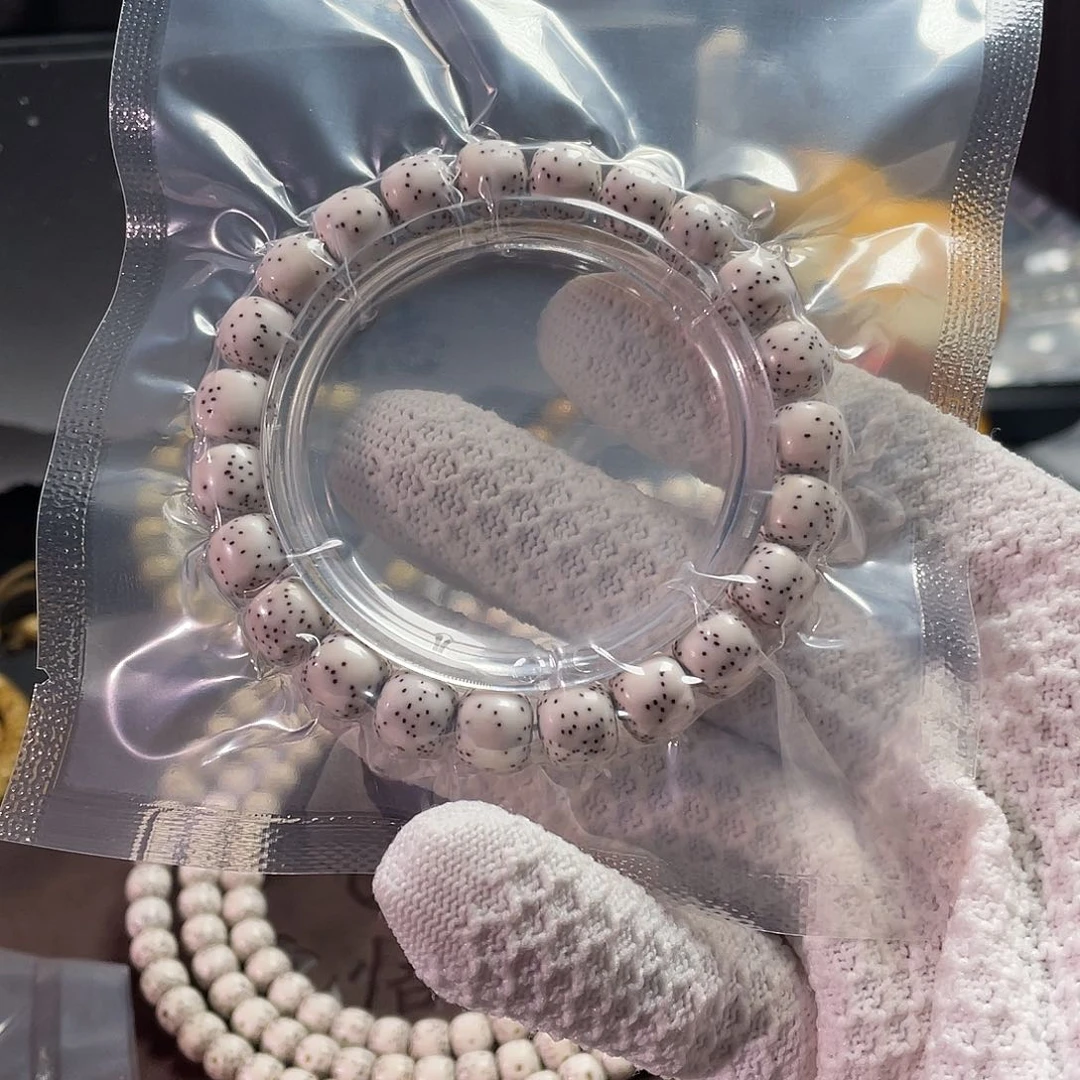 手串星月菩提原生态星月菩提原白手串10.9