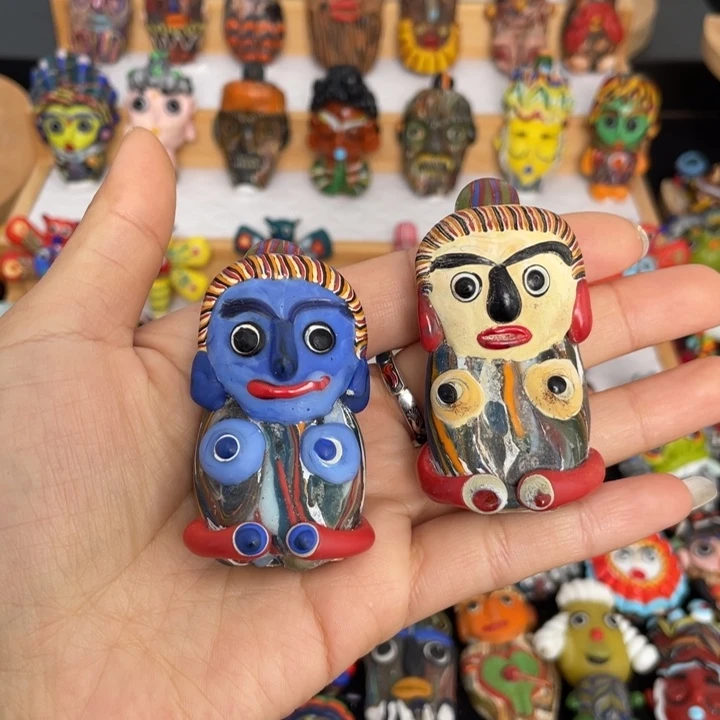 琉璃饰品全身娃1只