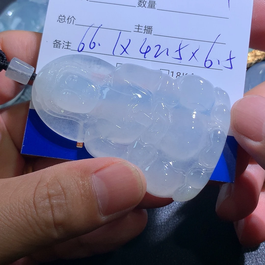 颈饰未镶嵌翡翠观音