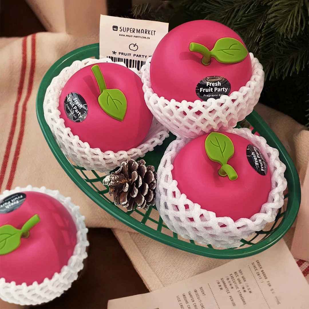 高颜值不刺鼻水果香香薰摆件持久留香室内宿舍卧室办公室固体香氛